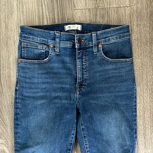 Madewell 9” Mid Rise Skinny Denim Jeans